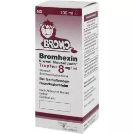 BROMHEXIN Krewel Meuselb. Drops 8mg/ml, 100 ml