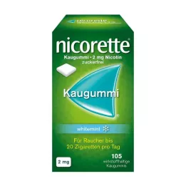 NICORETTE Τσίχλα 2 mg μέντα, 105 τεμ