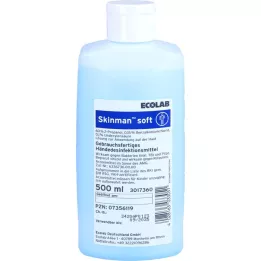 SKINMAN μαλακή φιάλη απολύμανσης χεριών, 500 ml