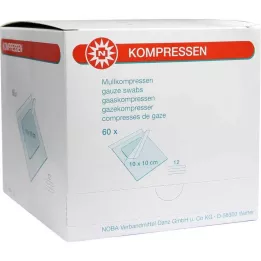 MULLKOMPRESSEN 10x10 cm αποστειρωμένο 12-way, 60 τεμ