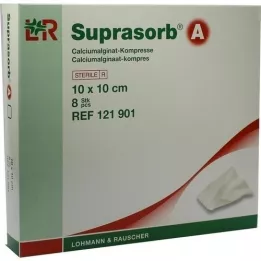 SUPRASORB Ένα αλγινικό ασβέστιο περίπου 10x10 cm, 8 τεμ