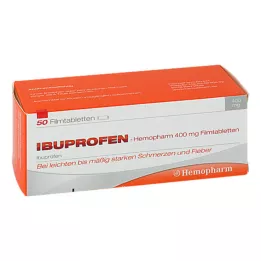 IBUPROFEN Hemopharm 400 mg επικαλυμμένα με λεπτό υμένιο δισκία, 50 τεμ