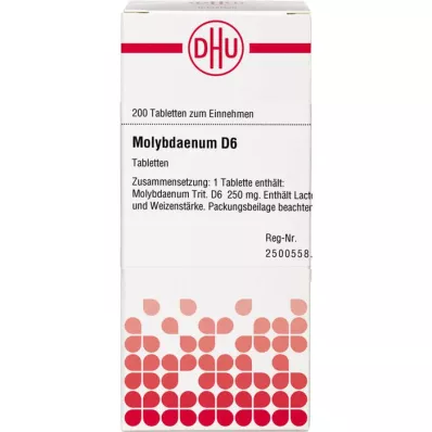 MOLYBDAENUM D 6 ταμπλέτες, 200 τεμ