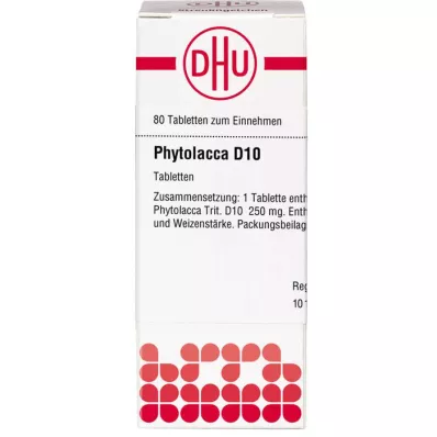 PHYTOLACCA D 10 ταμπλέτες, 80 τεμ