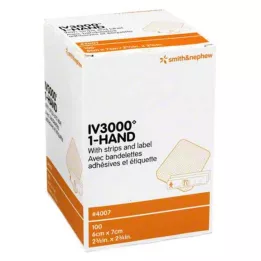 OPSITE IV 3000 6x7 cm διαφανής στερέωση σωληνίσκου, 100 τμχ
