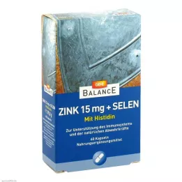 GEHE BALANCE Ψευδάργυρος 15 mg + κάψουλες σεληνίου, 60 τεμ