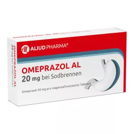 OMEPRAZOL AL 20 mg b.Sodbr.gastric acid res, 7 τεμ