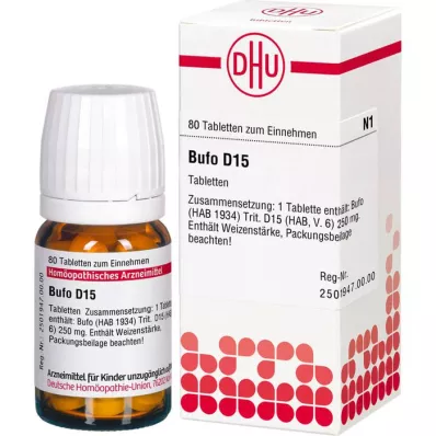 BUFO D 15 ταμπλέτες, 80 τεμ BUFO D 15 ταμπλέτες, 80 τεμ