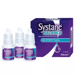 SYSTANE BALANCE Λιπαντικές σταγόνες για τα μάτια, 3Χ10 ml