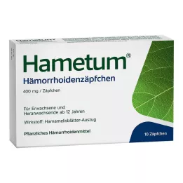 HAMETUM Υπόθετα αιμορροΐδων, 10 τεμ