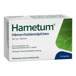 HAMETUM Υπόθετα αιμορροΐδων, 25 τεμ