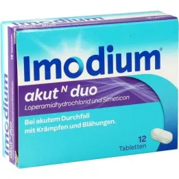 IMODIUM δισκία οξείας N duo, 12 τεμ