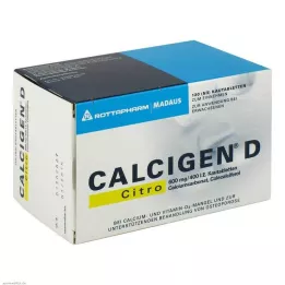 CALCIGEN D Citro 600 mg/400 I.E μασώμενα δισκία, 120 τεμ