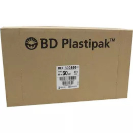 BD PLASTIPAK Spr.50 ml Luer eccentric, 60X50 ml