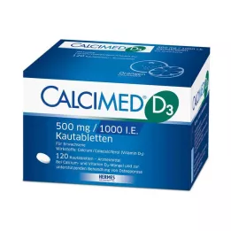 CALCIMED D3 500 mg/1000 I.E μασώμενα δισκία, 120 τεμ