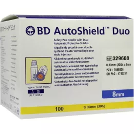 BD AUTOSHIELD Duo Safety Pen Needles 8 mm, 100 τεμ