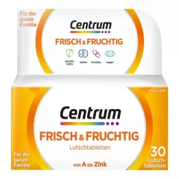 CENTRUM φρέσκες &amp; φρουτώδεις παστίλιες, 30 τεμ