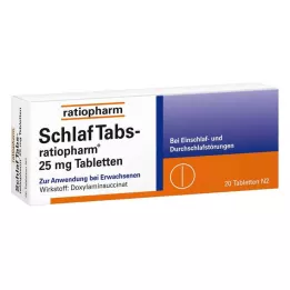 SCHLAF TABS-ratiopharm δισκία 25 mg, 20 τεμ