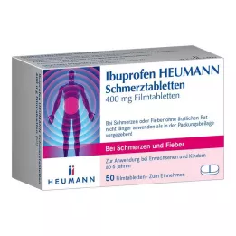 IBUPROFEN Δισκία Heumann Pain 400 mg, 50 τεμ