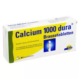 CALCIUM 1000 αναβράζοντα δισκία μήνιγγας, 40 τεμ