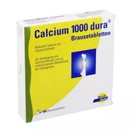 CALCIUM 1000 αναβράζοντα δισκία σκληρής μήνιγγας, 100 τεμ