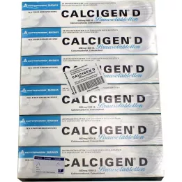 CALCIGEN D 600 mg/400 I.E αναβράζοντα δισκία, 120 τεμ