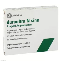 DURAULTRA Οφθαλμικές σταγόνες N sine, 10X0,6 ml