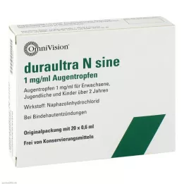 DURAULTRA Οφθαλμικές σταγόνες N sine, 20X0,6 ml