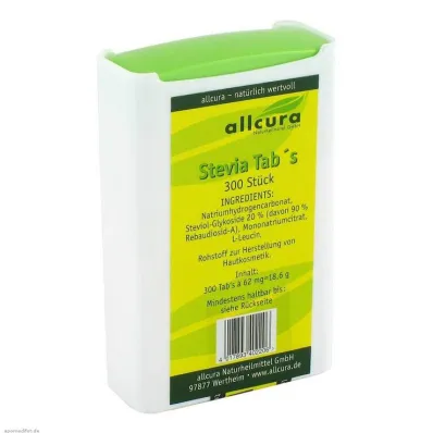 Stevia Tabs δισκία, 300 τμχ Stevia Tabs δισκία, 300 τμχ