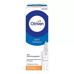 OTRIVEN 0,05% δοσομετρικό σπρέι χωρίς συντηρητικά, 10 ml