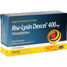 IBU-LYSIN Επικαλυμμένα με λεπτό υμένιο δισκία Dexcel 400 mg, 20 τεμ