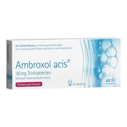 AMBROXOL acis 30 mg από του στόματος δισκία, 20 τεμ