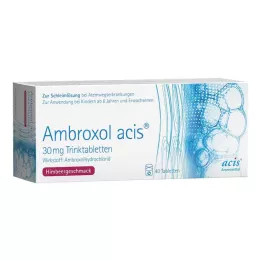 AMBROXOL acis 30 mg από του στόματος δισκία, 40 τεμ