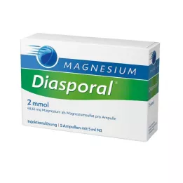 MAGNESIUM DIASPORAL 2 mmol αμπούλες, 5Χ5 ml