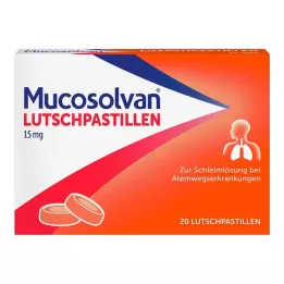 MUCOSOLVAN Παστίλιες 15 mg, 20 τεμ