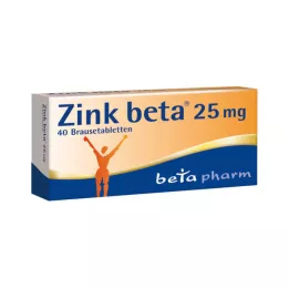 ZINK BETA 25 αναβράζοντα δισκία, 40 τεμ