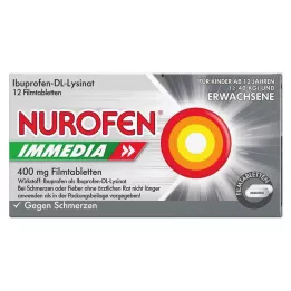 NUROFEN Immedia 400 mg επικαλυμμένα με λεπτό υμένιο δισκία, 12 τεμ