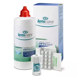 LENSCARE OptiSept Kombip.350 ml+45 δισκία+1 δοχείο, 1 p