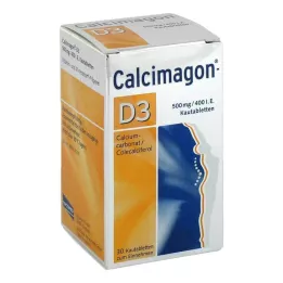 CALCIMAGON D3 μασώμενα δισκία, 30 τεμ