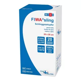 SCHLINGGAZETUPFER 20x20 cm αποστειρωμένο μέγεθος δαμάσκηνου, 50X2 τεμ