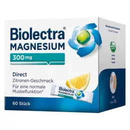 BIOLECTRA Magnesium 300 mg Direct Lemon Sticks, 60 τεμ