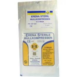Κομπρέσα αποστειρωμένη γάζα Erena 10x20, 5x2 τεμάχια