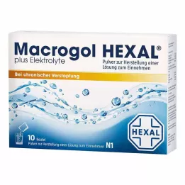 MACROGOL HEXAL συν ηλεκτρολύτες Plv.z.H.e.L.z.E., 10 τεμ