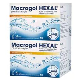 MACROGOL HEXAL συν ηλεκτρολύτες Plv.z.H.e.L.z.E., 100 τεμ