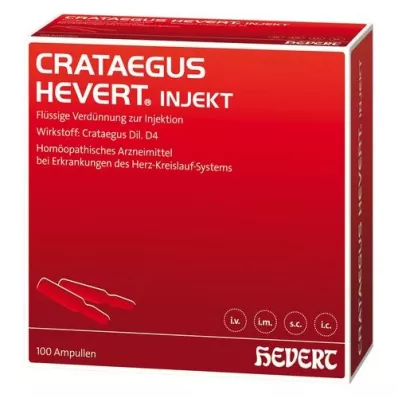 CRATAEGUS HEVERT φύσιγγες για ένεση, 100 τεμ CRATAEGUS HEVERT φύσιγγες για ένεση, 100 τεμ