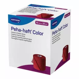 PEHA-HAFT Έγχρωμη ταινία στερέωσης χωρίς λάτεξ 10 cm x 20 m κόκκινο, 1 τεμάχιο