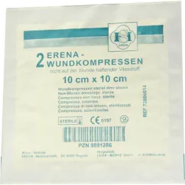 Κομπρέσες φλις Erena Sterile, 2 τεμ