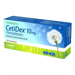 CETIDEX 10 mg επικαλυμμένα με λεπτό υμένιο δισκία, 50 τεμ