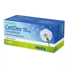CETIDEX 10 mg επικαλυμμένα με λεπτό υμένιο δισκία, 100 τεμ