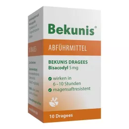 BEKUNIS Bisacodyl Dragees 5 mg γαστροανθεκτικά δισκία, 10 τεμ
